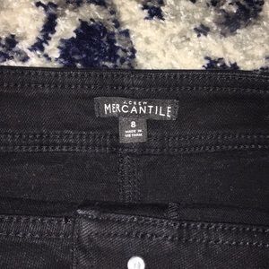 J. Crew Skirts - J. Crew button front black denim mini skirt J. Crew Skirts - J. Crew button front black denim mini skirt